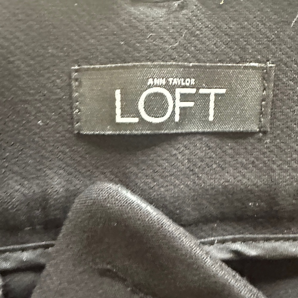 LOFT Black Ankle Pants Marissa Ankle - Picture 3 of 6